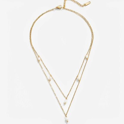 Sophia – Collar Doble Perla