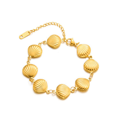 Amelia – Pulsera Corazón de Acero Elegante