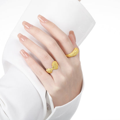 Melina – Anillo Burbujas Ajustable