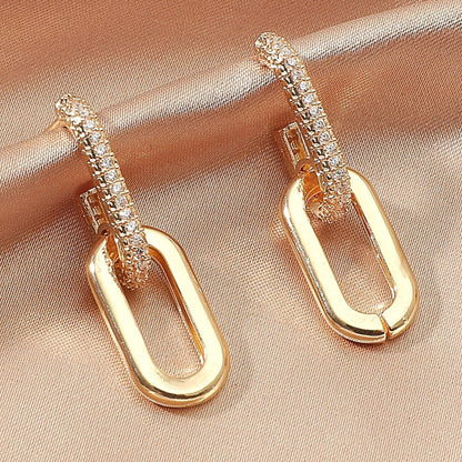 Charlene – Pendientes de Cobre Modernos