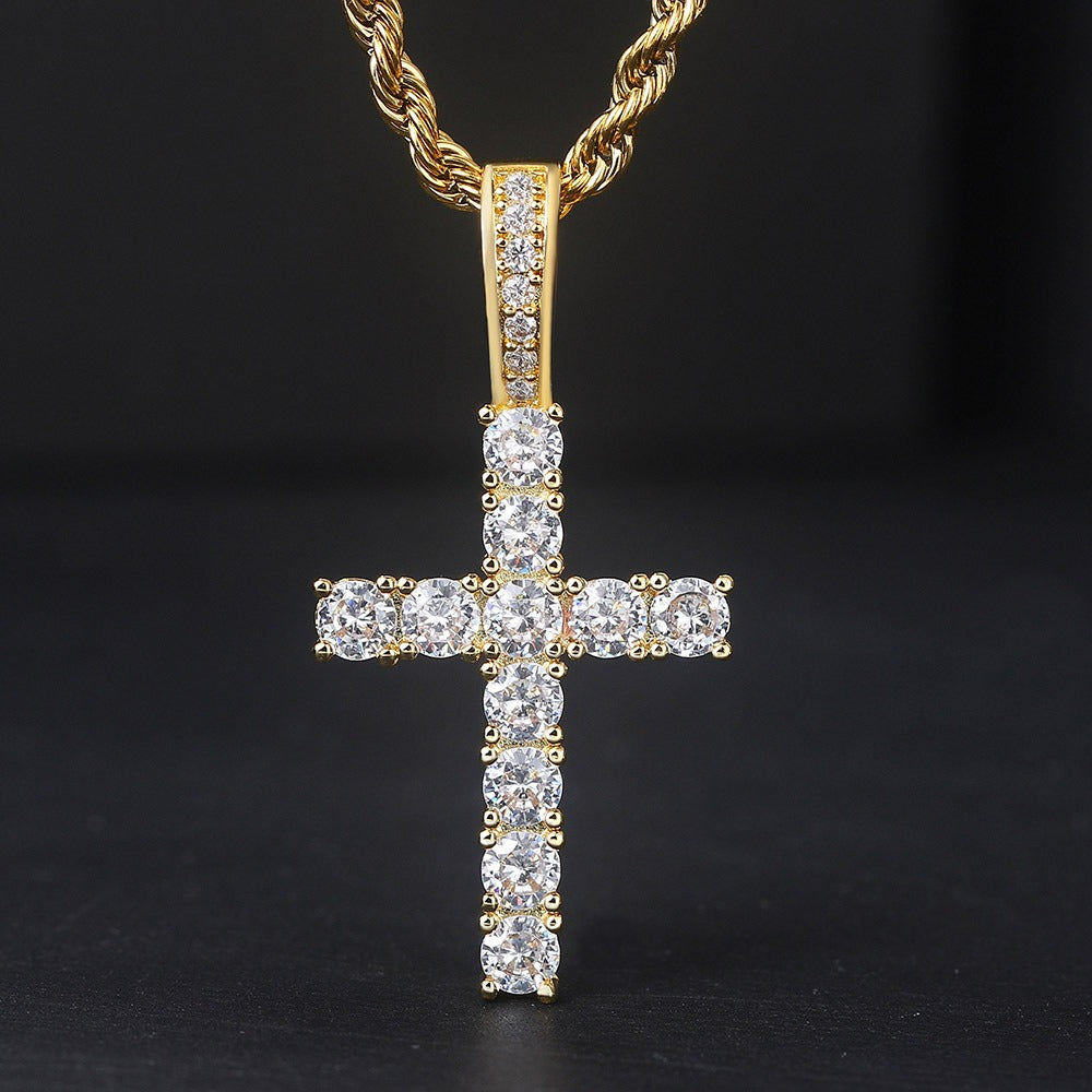 Adriana – Collar de Oro Chapado con Circonita Estilo Chic