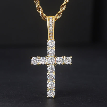 Adriana – Collar de Oro Chapado con Circonita Estilo Chic