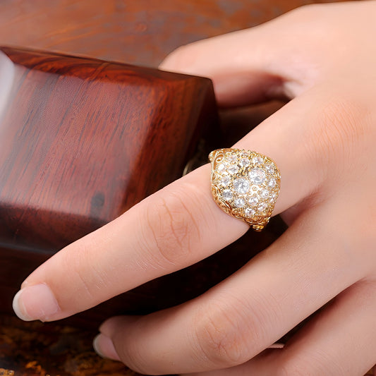 Zendy – Bague de Oro y Diamante Vintage