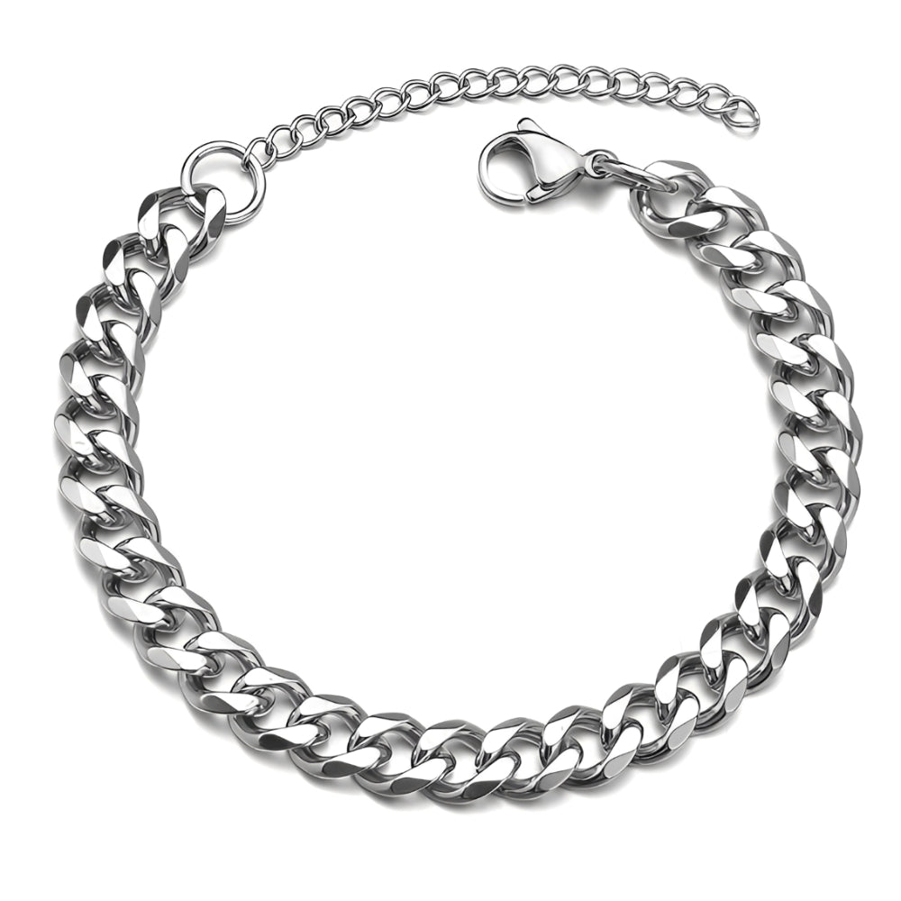 Dennis – Pulsera Cadena Cubana Elegante