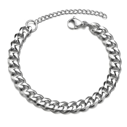 Dennis – Pulsera Cadena Cubana Elegante
