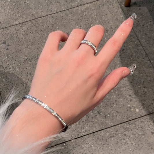 Valerie – Pulsera Brillante de Acero Elegante