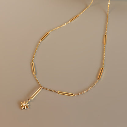Jisoo – Collar Gota de Sol Elegante