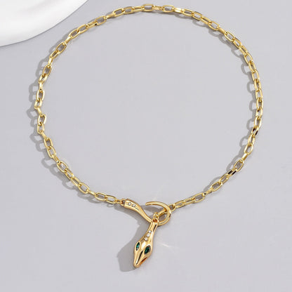 Calista – Collar Serpiente Brillante