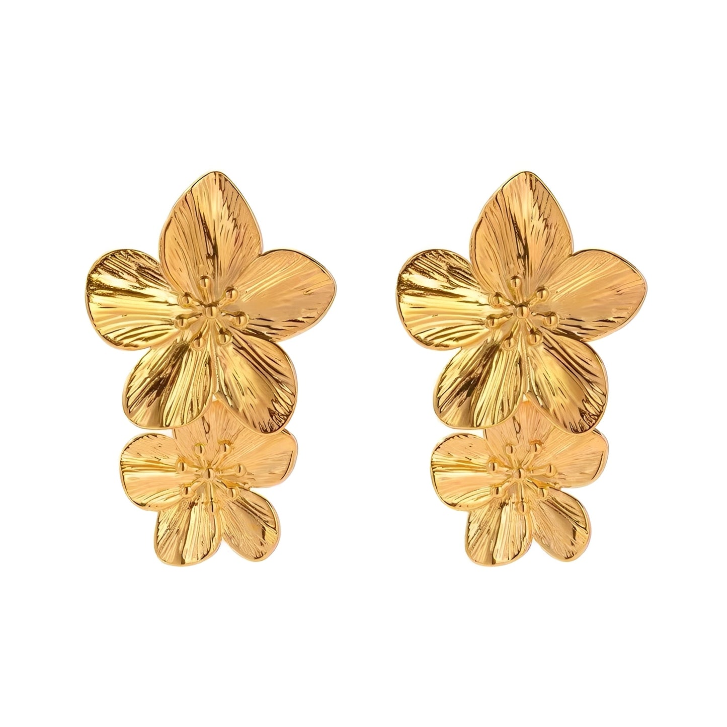 Camilla – Pendientes Pétalos Retro