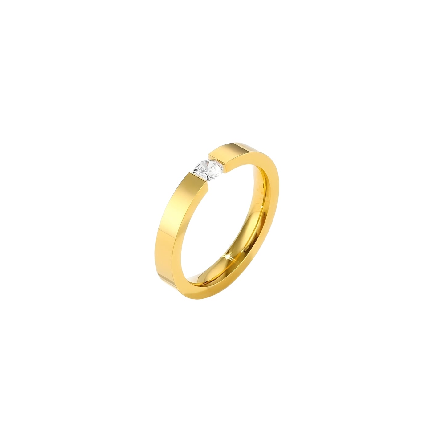 Adriana – Anillo Zirconia Elegante para Pareja