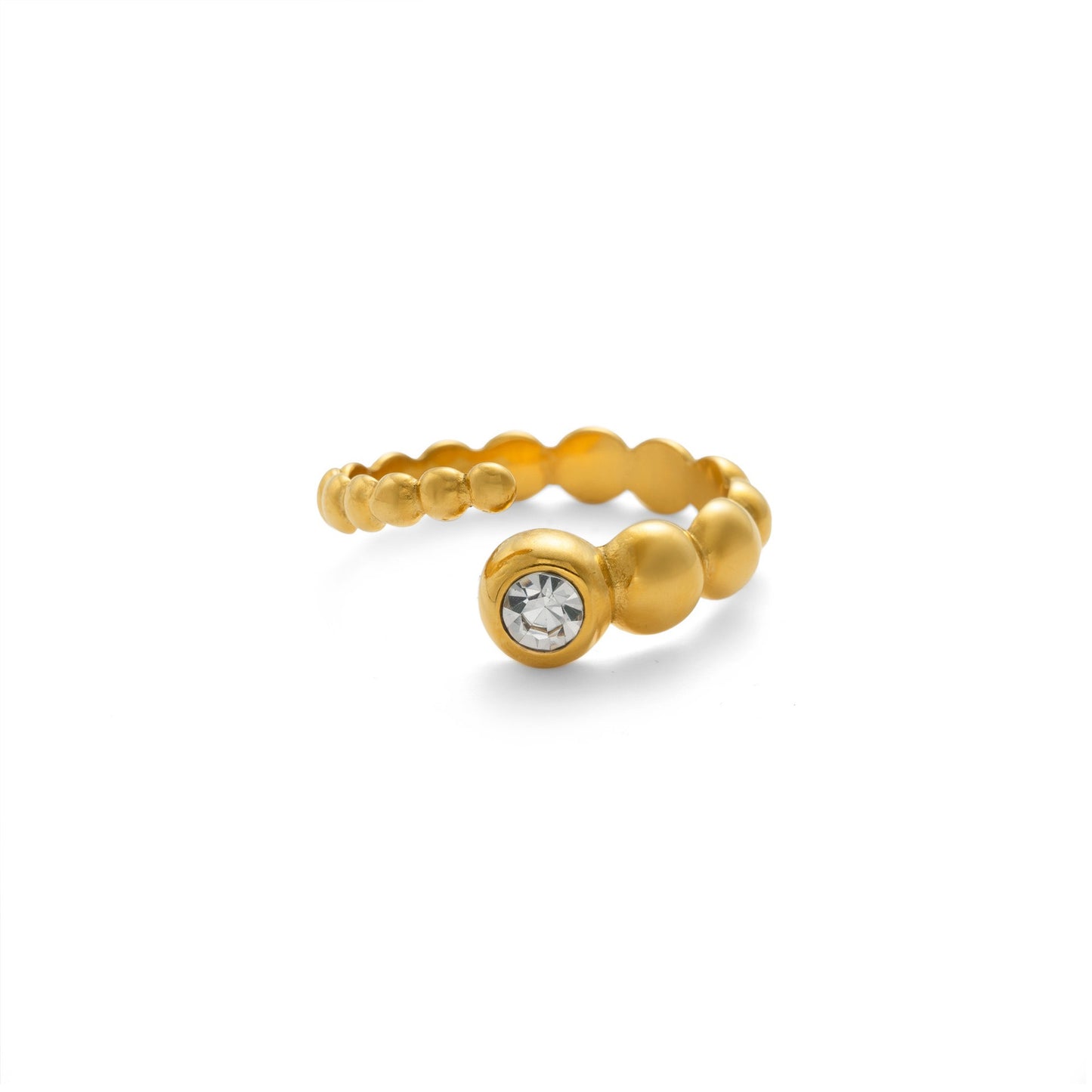 Roselle – Anillo de Acero Diseño Elegante