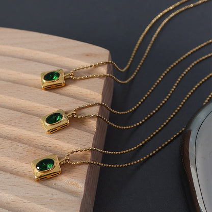 Bea – Collar Ovalado Elegante con Acabado Brillante