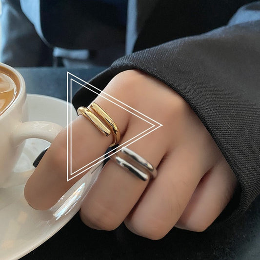 Cecilia – Anillo Grande Brillante e Irregular