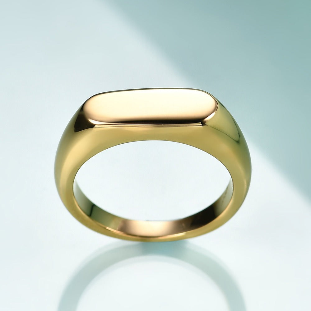 Naori – Anillo Acero Titanio Minimalista