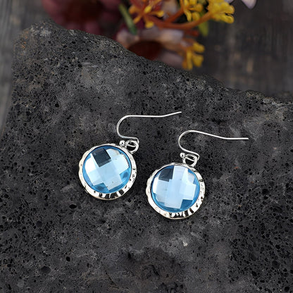 Azura – Pendientes Cristales Azules Vintage