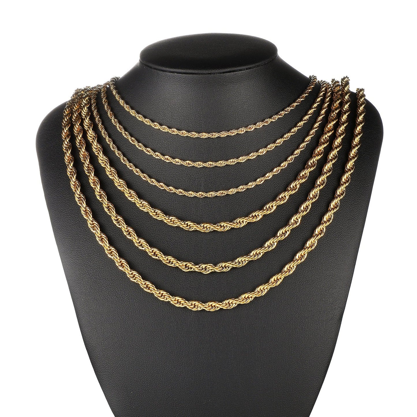 Kaina – Collar Cadena Flor Dorada en Acero Inoxidable