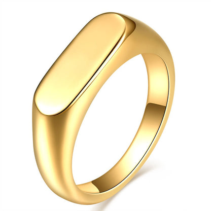 Naori – Anillo Acero Titanio Minimalista