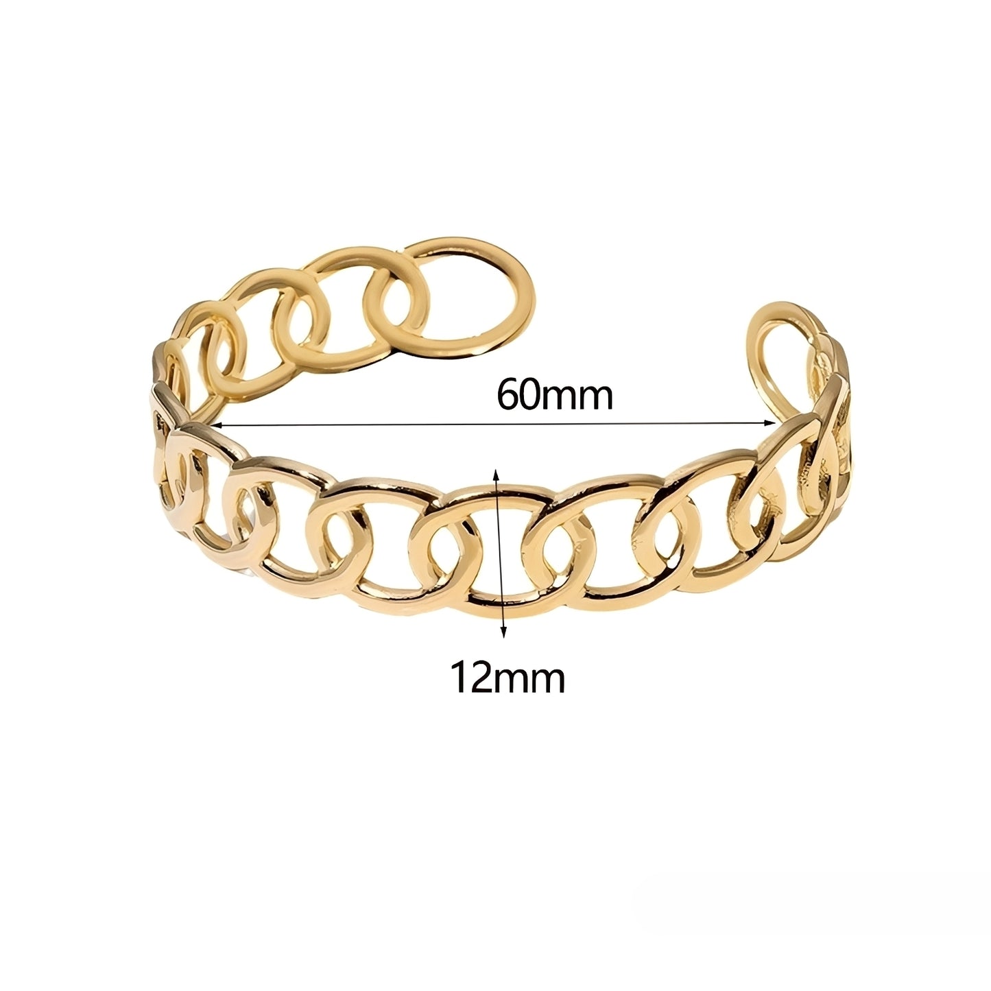 Mikha – Brazalete Calado con Charms Elegantes