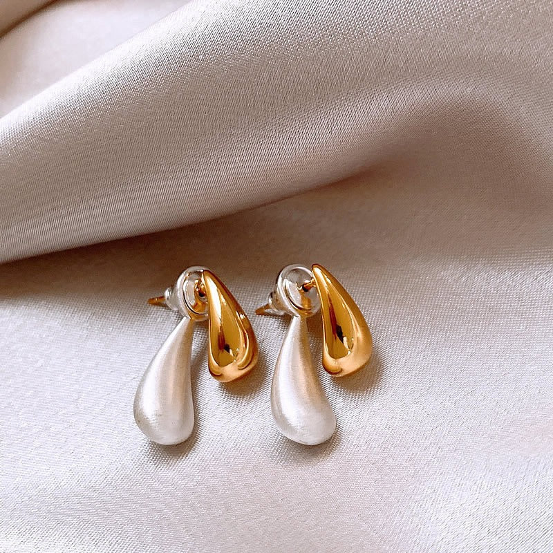 Alina – Pendientes Gota Bicolores