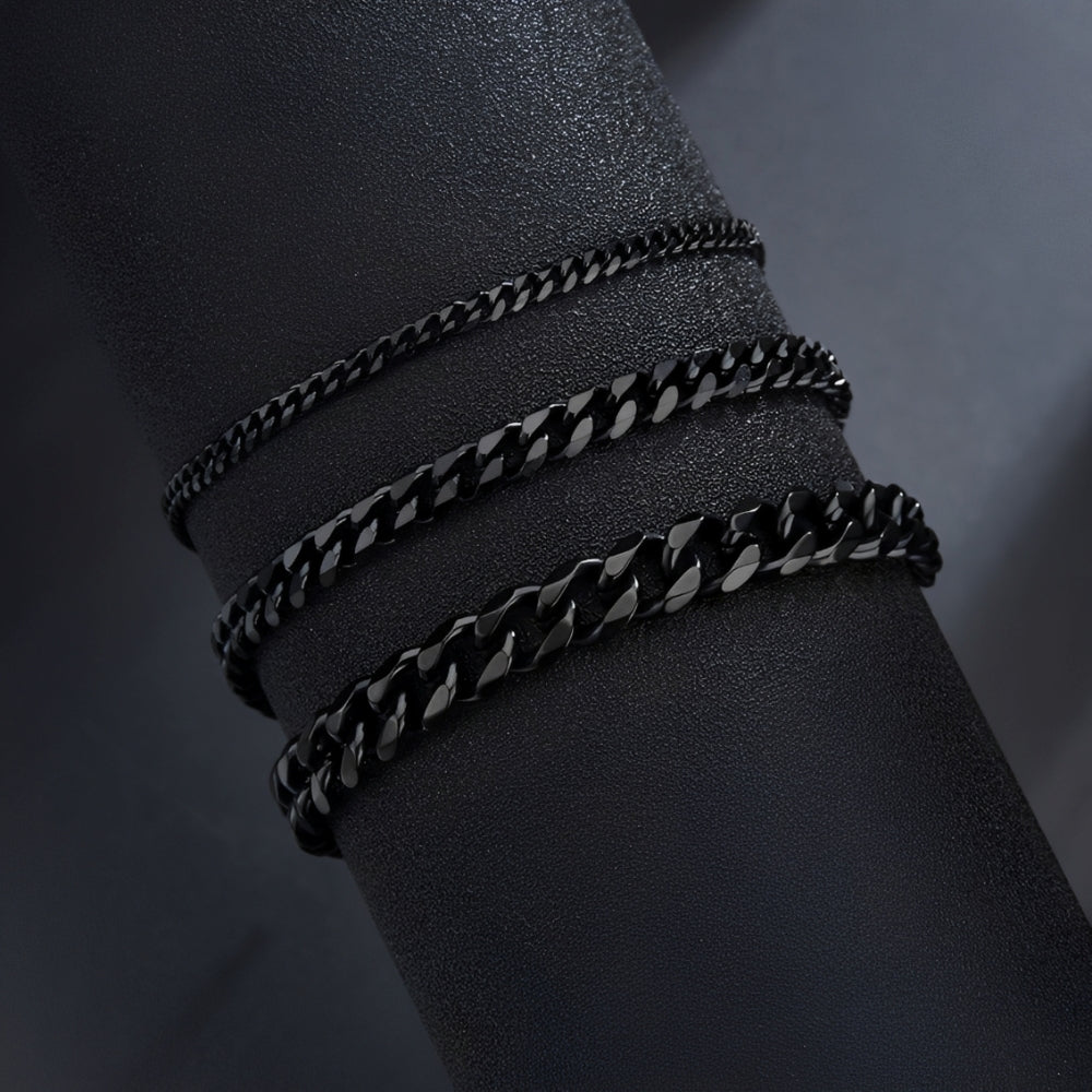 Dennis – Pulsera Cadena Cubana Elegante