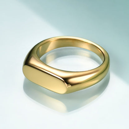 Naori – Anillo Acero Titanio Minimalista