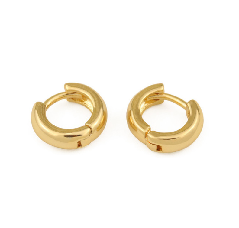 Catherine – Pendientes Dorados Minimalistas