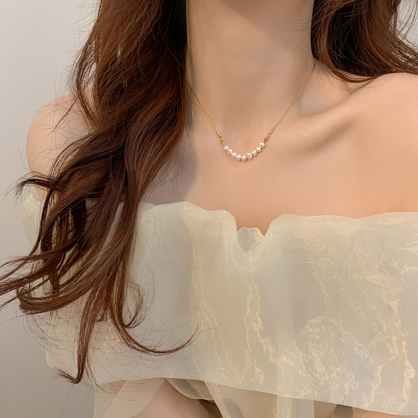 Karla – Collar Perlas Celestiales