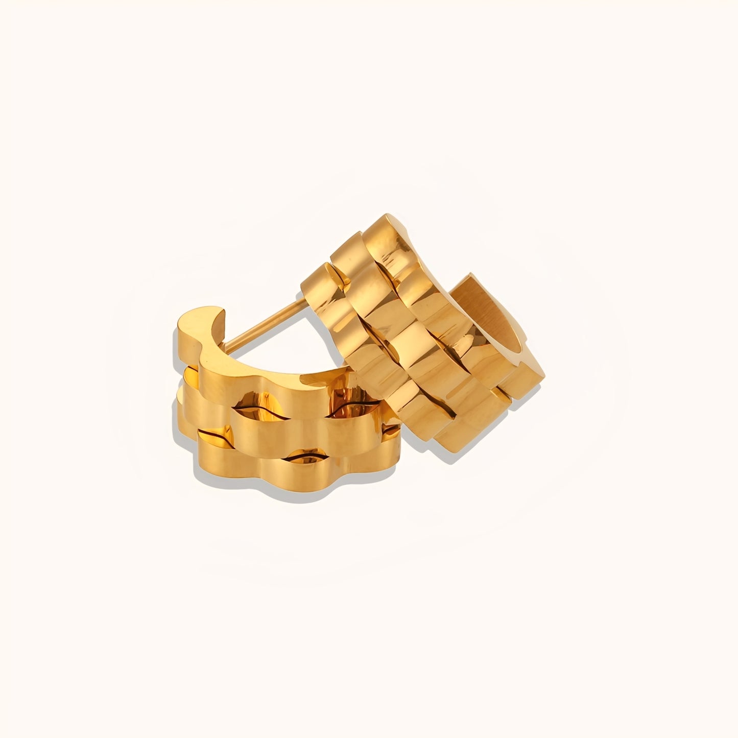 Cheska – Pendientes Aro Estilo Watchband