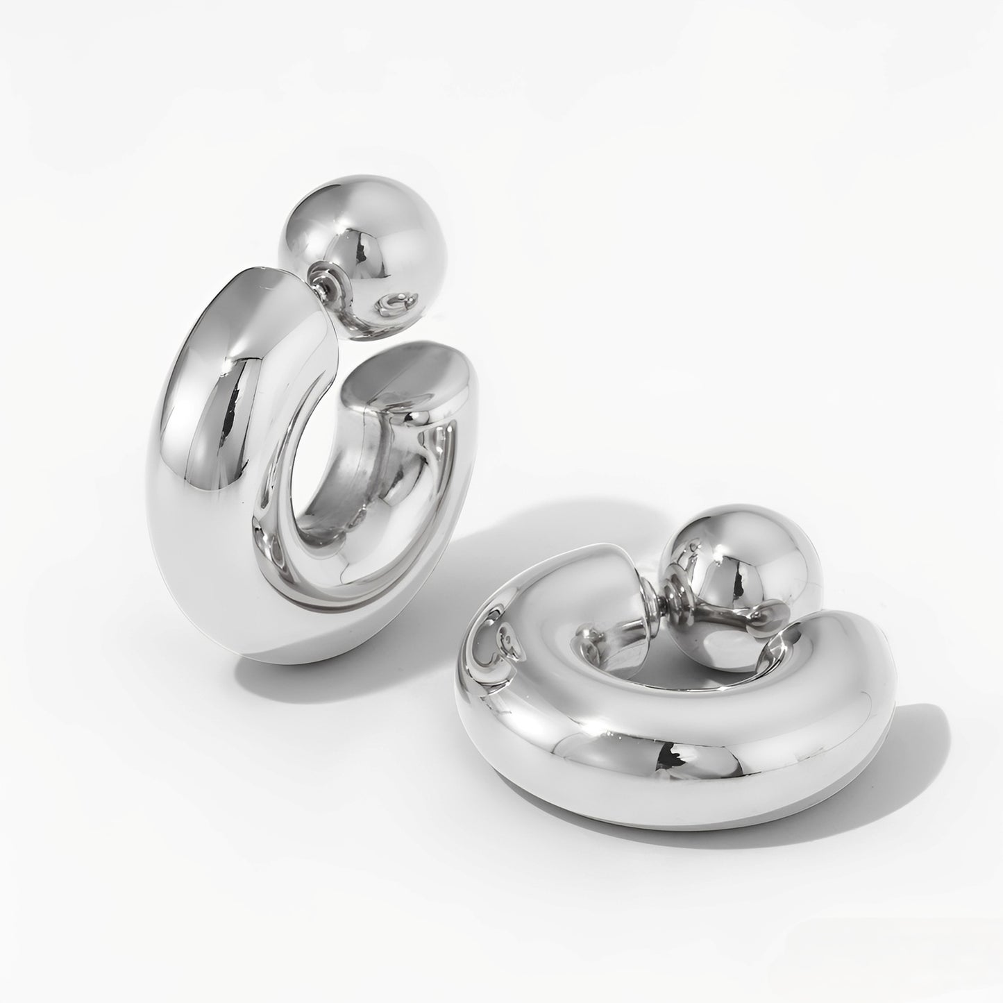 Willow – Pendientes Tubo Hueco Chunky