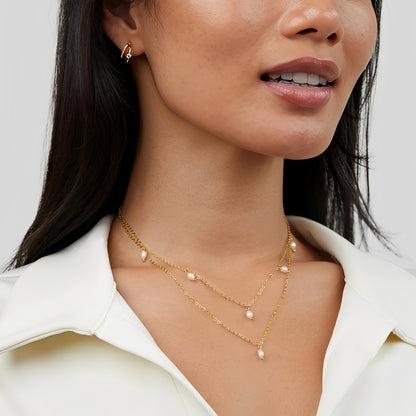 Sophia – Collar Doble Perla