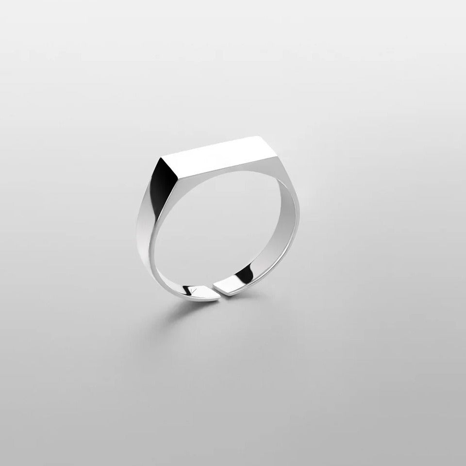Dario – Anillo de Acero Inoxidable Brillante