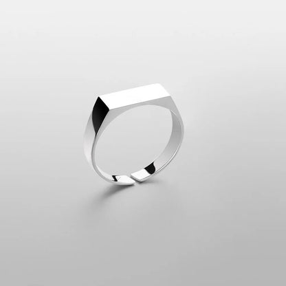 Dario – Anillo de Acero Inoxidable Brillante