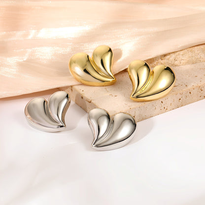 Selena – Pendientes Glossy Elegancia Moderna