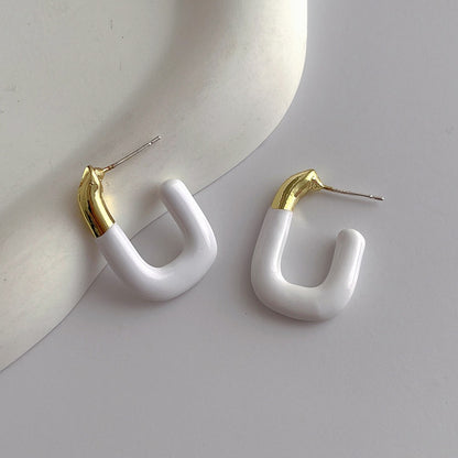 Kyla – Pendientes Aro en Forma de U Elegantes