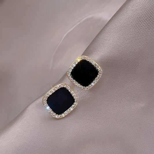 Catherine – Bisutería de Onyx y Diamantes Eternos