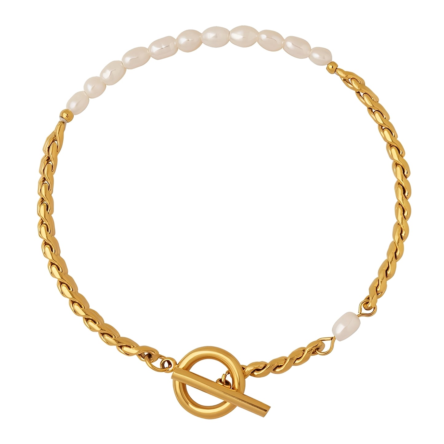 Miley – Pulsera Elegante con Perla de Agua Dulce