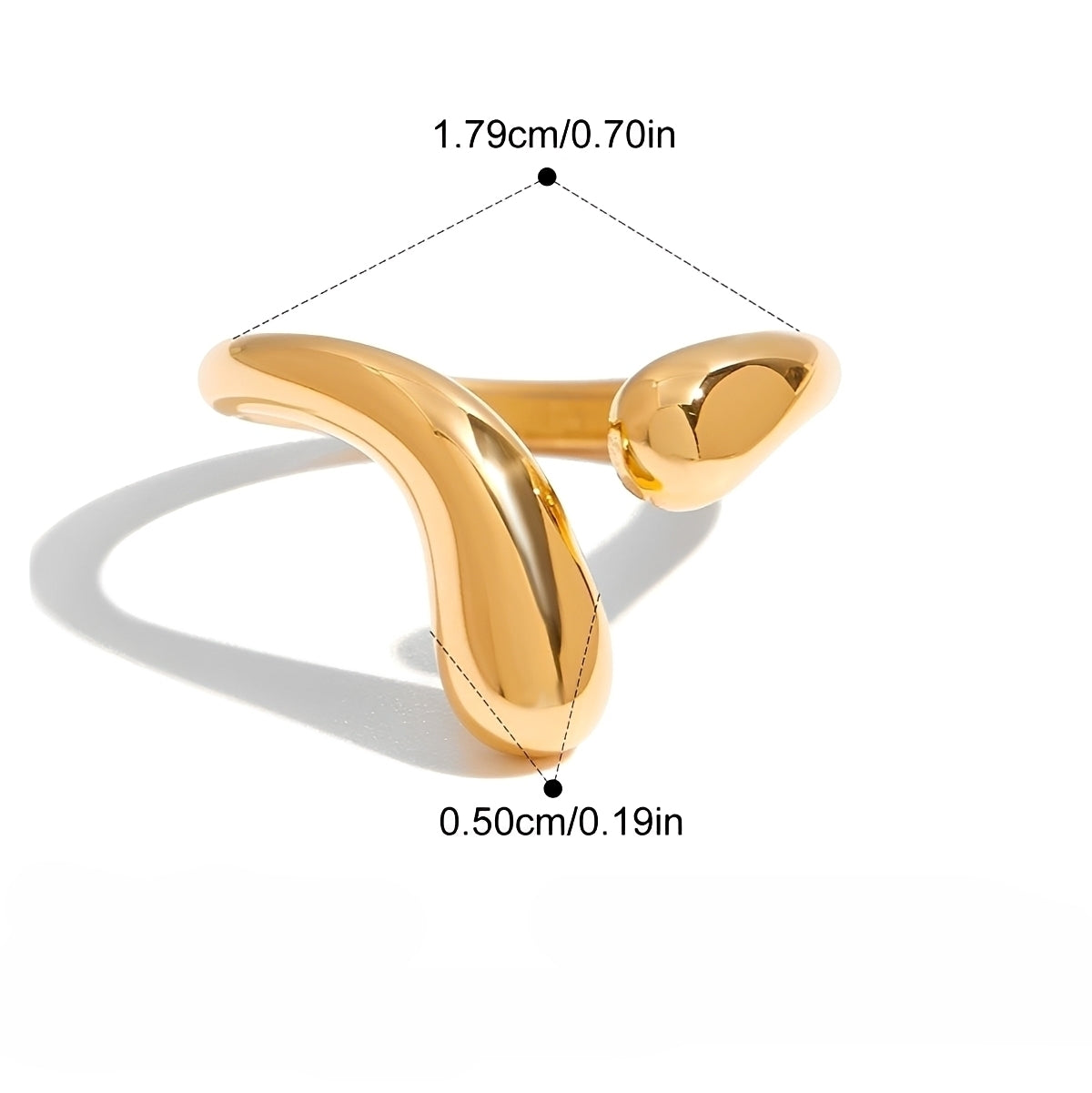 Elira – Anillo Gota Elegante