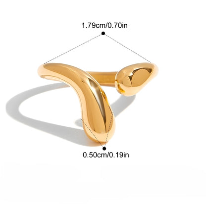 Elira – Anillo Gota Elegante