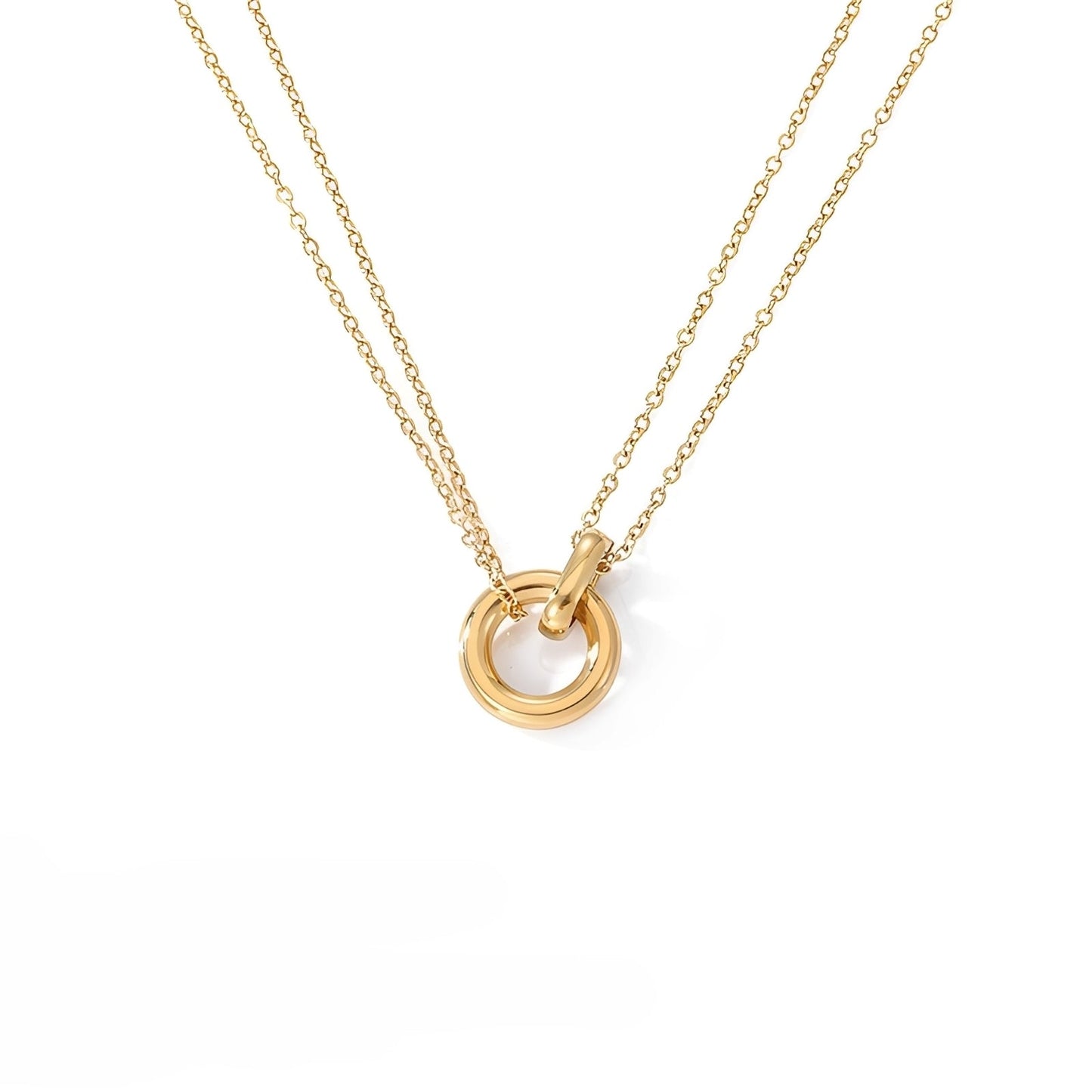 Kai - Collar de Acero Inoxidable Baño de Oro