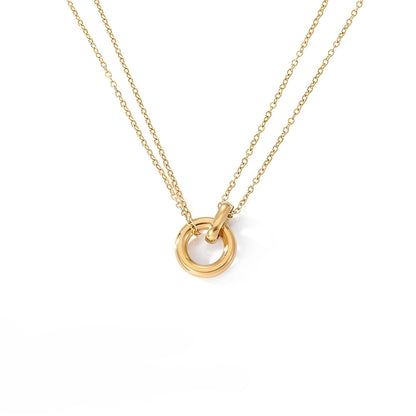 Kai - Collar de Acero Inoxidable Baño de Oro