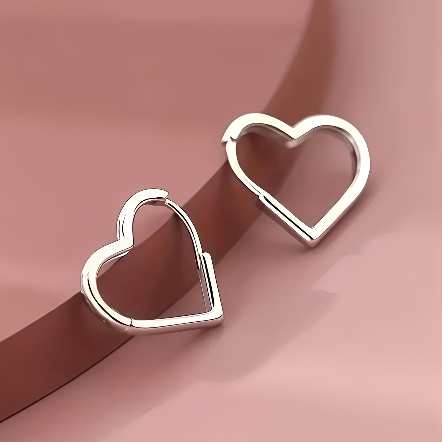 Yeri – Pendientes Corazón Elegantes