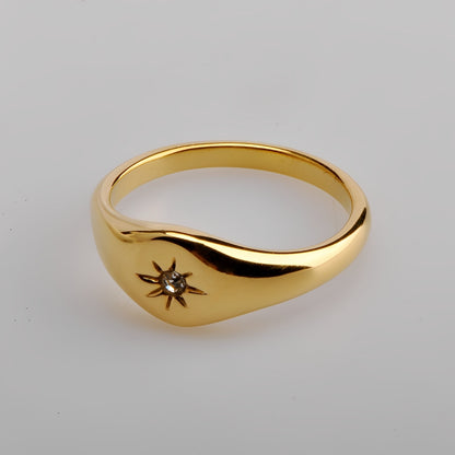 Eve – Anillo Estrella 3D con Estilo Elegante