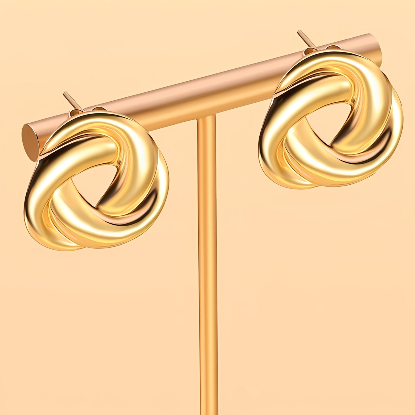 Thea – Pendientes Nudo Elegante