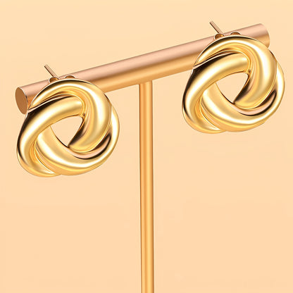 Thea – Pendientes Nudo Elegante