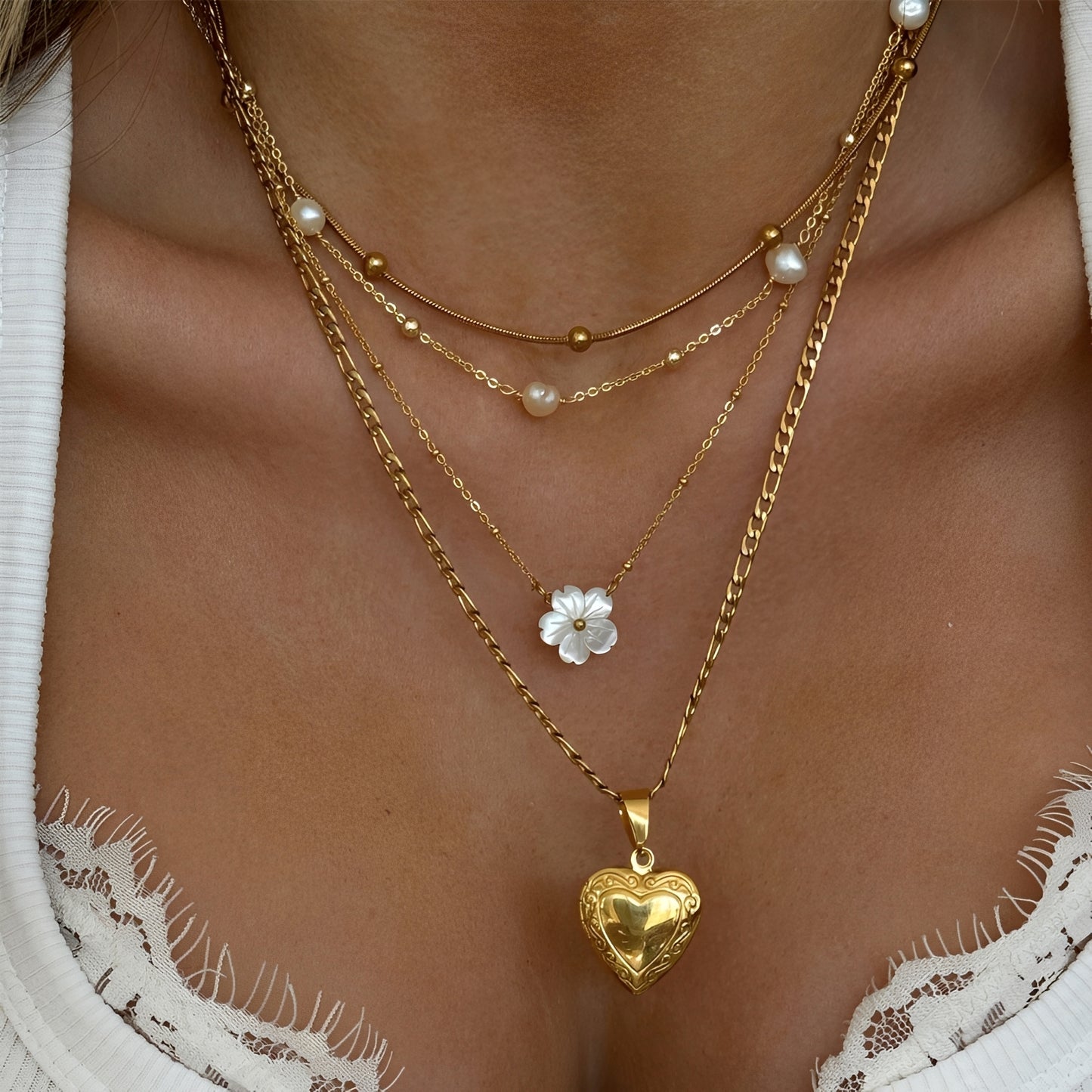 Elena – Collar Choker de Acero Inoxidable Simple y Versátil