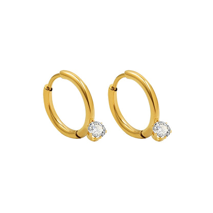 Ayla – Pendientes Pequeños con Zirconia Elegantes