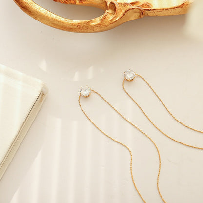 Gwen – Collar Solitario de Zirconia Elegante