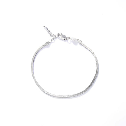 Sofia – Pulsera Cadena Serpiente Plata