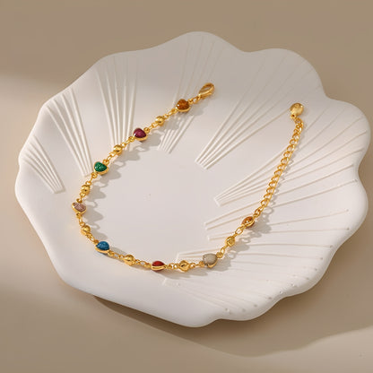 Elise – Pulsera Elegante Acabado Dorado