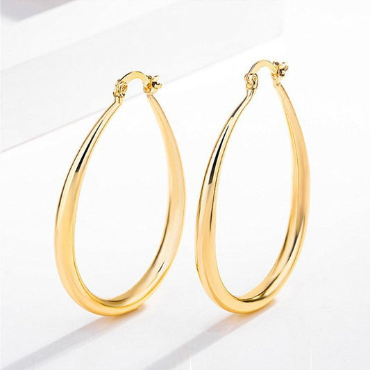 Claire - Aros Dorados de Estilo Vintage